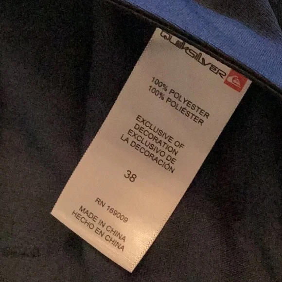 Quiksilver navy blue Slim Fit Pants. Men’s size 38x30. ❗️NEW❗️ - Picture 8 of 16